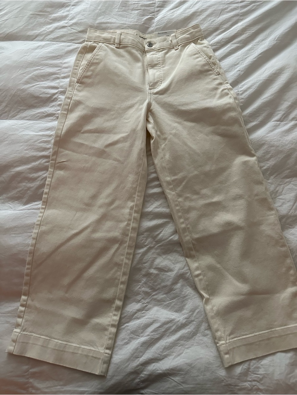 Everlane utility Off-White Wide-Leg Pant